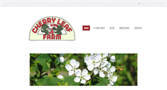Desktop Screenshot of cherryleaffarm.com